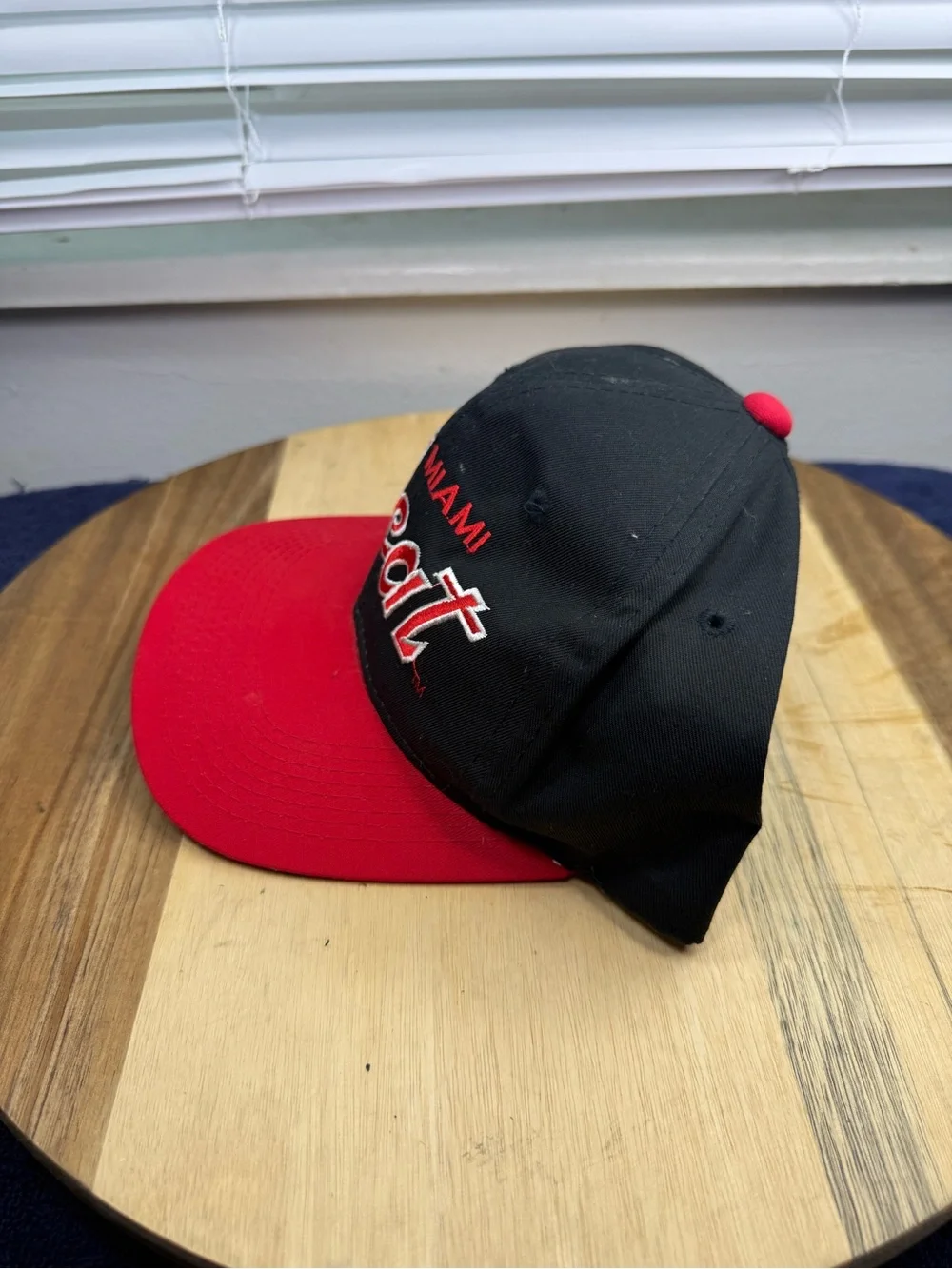 Vintage Sports Specialties Miami Heat Snap Back Hat Script